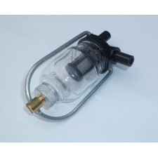 FUEL FILTER - GLASS - RETRO TYPE - (DISASSEMBLEABLE)